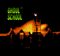 Ghoul School Title Screen
